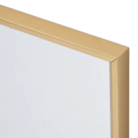 vidaXL Specchio Dorato 60x60 cm
