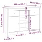 Credenza Miele 100x35x74,5 cm in Legno Massello di Pino Credenza Miele 100x35x74,5 cm in Legno Massello di Pino
