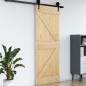 vidaXL Porta 85x210 cm in Legno Massello di Pino