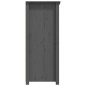 Credenza Grigia 83x41,5x100 cm in Legno Massello di Pino Credenza Grigia 83x41,5x100 cm in Legno Massello di Pino