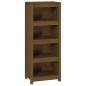 Libreria Marrone Miele 50x35x125,5 cm in Legno Massello di Pino Libreria Marrone Miele 50x35x125,5 cm in Legno Massello di Pino