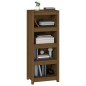 Libreria Marrone Miele 50x35x125,5 cm in Legno Massello di Pino Libreria Marrone Miele 50x35x125,5 cm in Legno Massello di Pino