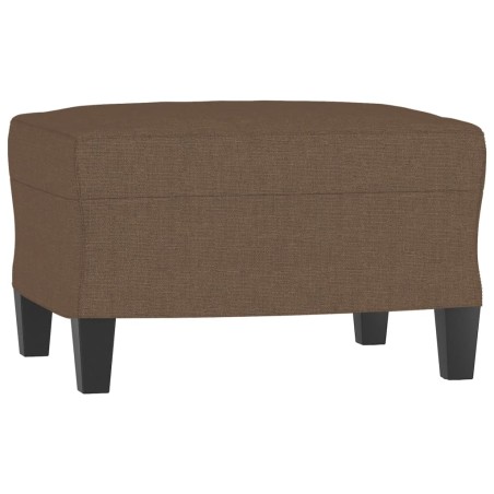 vidaXL Poggiapiedi Marrone 60x50x41 cm in Tessuto