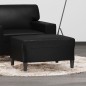 vidaXL Poggiapiedi Nero 70x55x41 cm in Similpelle vidaXL Poggiapiedi Nero 70x55x41 cm in Similpelle