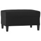 vidaXL Poggiapiedi Nero 70x55x41 cm in Similpelle vidaXL Poggiapiedi Nero 70x55x41 cm in Similpelle