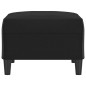 vidaXL Poggiapiedi Nero 70x55x41 cm in Similpelle vidaXL Poggiapiedi Nero 70x55x41 cm in Similpelle