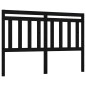 Testiera per Letto Nera 156x4x100 cm in Legno Massello di Pino Testiera per Letto Nera 156x4x100 cm in Legno Massello di Pino