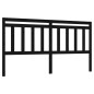 Testiera per Letto Nera 206x4x100 cm in Legno Massello di Pino Testiera per Letto Nera 206x4x100 cm in Legno Massello di Pino