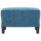vidaXL Poggiapiedi Blu 60x50x41 cm in Velluto vidaXL Poggiapiedi Blu 60x50x41 cm in Velluto