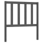 Testiera per Letto Grigia 81x4x100 cm in Legno Massello di Pino Testiera per Letto Grigia 81x4x100 cm in Legno Massello di Pino