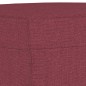 vidaXL Poggiapiedi Rosso Vino 70x55x41 cm in Tessuto vidaXL Poggiapiedi Rosso Vino 70x55x41 cm in Tessuto