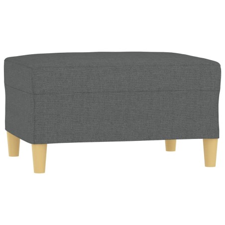 vidaXL Poggiapiedi Grigio Scuro 70x55x41 cm in Tessuto