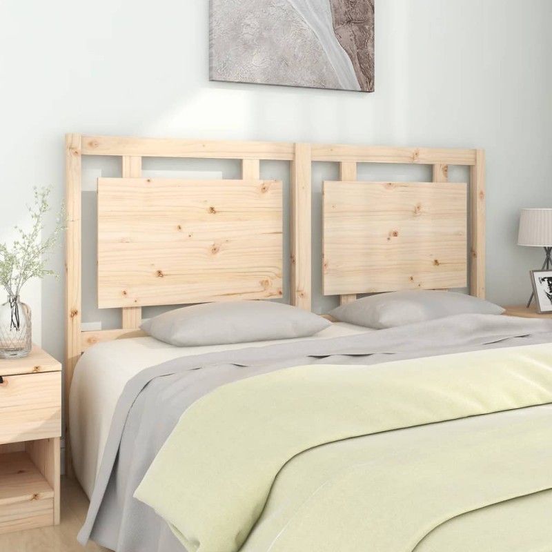 Testiera per Letto 155,5x4x100 cm in Legno Massello di Pino Testiera per Letto 155,5x4x100 cm in Legno Massello di Pino