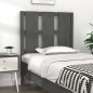 Testiera per Letto Grigia 80,5x4x100 cm Legno Massello di Pino Testiera per Letto Grigia 80,5x4x100 cm Legno Massello di Pino