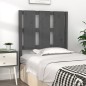 Testiera per Letto Grigia 80,5x4x100 cm Legno Massello di Pino Testiera per Letto Grigia 80,5x4x100 cm Legno Massello di Pino
