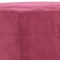 vidaXL Poggiapiedi Rosso Vino 60x50x41 cm in Velluto vidaXL Poggiapiedi Rosso Vino 60x50x41 cm in Velluto