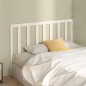 Testiera per Letto Bianca 156x4x100cm in Legno Massello di Pino Testiera per Letto Bianca 156x4x100cm in Legno Massello di Pino