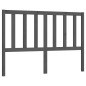 Testiera per Letto Grigia 166x4x100cm in Legno Massello di Pino Testiera per Letto Grigia 166x4x100cm in Legno Massello di Pino