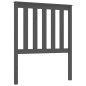 Testiera per Letto Grigia 81x6x101 cm in Legno Massello di Pino Testiera per Letto Grigia 81x6x101 cm in Legno Massello di Pino