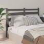 Testiera per Letto Grigia 206x4x100cm in Legno Massello di Pino Testiera per Letto Grigia 206x4x100cm in Legno Massello di Pino
