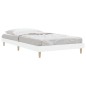 vidaXL Giroletto Bianco 90x190 cm in Legno Multistrato vidaXL Giroletto Bianco 90x190 cm in Legno Multistrato