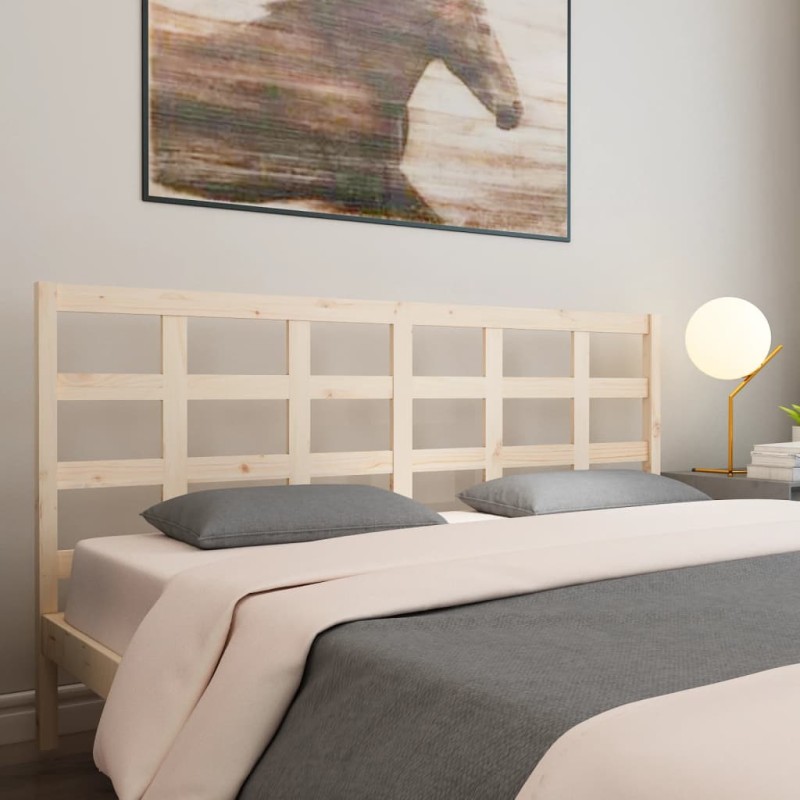 Testiera per Letto 205,5x4x100 cm in Legno Massello di Pino Testiera per Letto 205,5x4x100 cm in Legno Massello di Pino