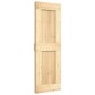 vidaXL Porta Scorrevole con Set Hardware 70x210 cm Legno Massello Pino