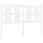 Testiera per Letto Bianca 145,5x4x100 cm Legno Massello di Pino Testiera per Letto Bianca 145,5x4x100 cm Legno Massello di Pino