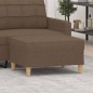 vidaXL Poggiapiedi Marrone 70x55x41 cm in Tessuto vidaXL Poggiapiedi Marrone 70x55x41 cm in Tessuto