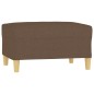 vidaXL Poggiapiedi Marrone 70x55x41 cm in Tessuto vidaXL Poggiapiedi Marrone 70x55x41 cm in Tessuto