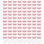 Vasi Marmellata in Vetro Coperchio Bianco e Rosso 96 pz 230 ml Vasi Marmellata in Vetro Coperchio Bianco e Rosso 96 pz 230 ml