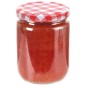Vasi Marmellata in Vetro Coperchio Bianco e Rosso 96 pz 230 ml Vasi Marmellata in Vetro Coperchio Bianco e Rosso 96 pz 230 ml
