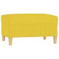 vidaXL Poggiapiedi Giallo Chiaro 70x55x41 cm in Tessuto vidaXL Poggiapiedi Giallo Chiaro 70x55x41 cm in Tessuto