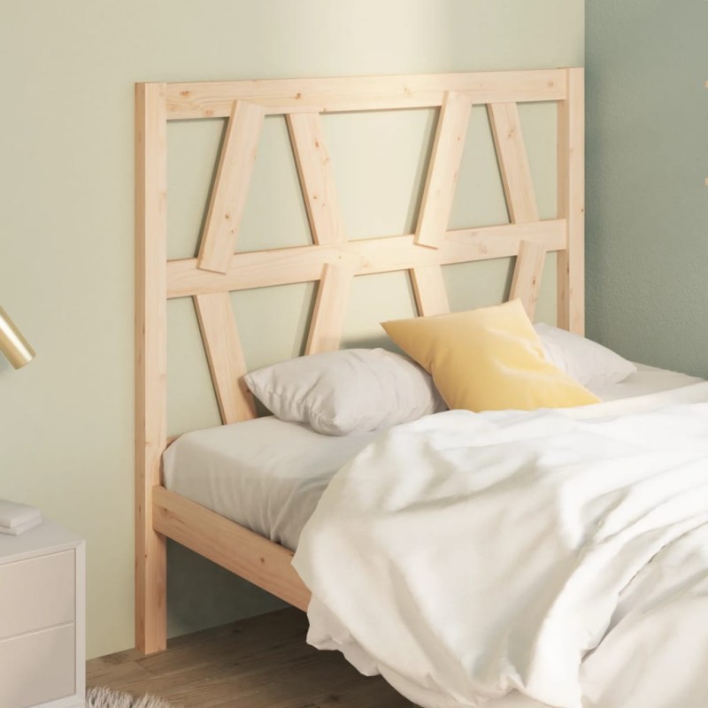 Testiera per Letto 81x4x100 cm in Legno Massello di Pino Testiera per Letto 81x4x100 cm in Legno Massello di Pino