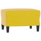 vidaXL Poggiapiedi Giallo 60x50x41 cm in Velluto vidaXL Poggiapiedi Giallo 60x50x41 cm in Velluto