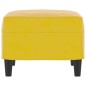 vidaXL Poggiapiedi Giallo 60x50x41 cm in Velluto vidaXL Poggiapiedi Giallo 60x50x41 cm in Velluto