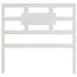 Testiera per Letto Bianca 80,5x4x100 cm Legno Massello di Pino Testiera per Letto Bianca 80,5x4x100 cm Legno Massello di Pino