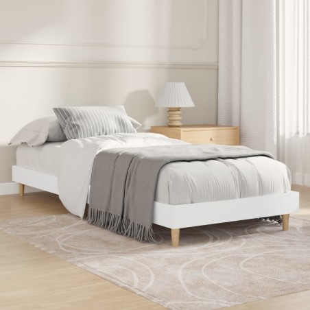 vidaXL Giroletto Bianco 75x190 cm in Legno Multistrato