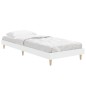 vidaXL Giroletto Bianco 75x190 cm in Legno Multistrato