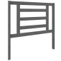 Testiera per Letto Grigia 96x4x100 cm in Legno Massello di Pino Testiera per Letto Grigia 96x4x100 cm in Legno Massello di Pino