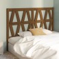 Testiera per Letto Miele 156x4x100 cm in Legno Massello di Pino