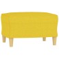 vidaXL Poggiapiedi Giallo Chiaro 60x50x41 cm in Tessuto vidaXL Poggiapiedi Giallo Chiaro 60x50x41 cm in Tessuto