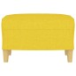 vidaXL Poggiapiedi Giallo Chiaro 60x50x41 cm in Tessuto vidaXL Poggiapiedi Giallo Chiaro 60x50x41 cm in Tessuto