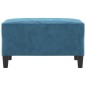 vidaXL Poggiapiedi Blu 70x55x41 cm in Velluto vidaXL Poggiapiedi Blu 70x55x41 cm in Velluto