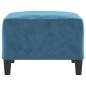 vidaXL Poggiapiedi Blu 70x55x41 cm in Velluto vidaXL Poggiapiedi Blu 70x55x41 cm in Velluto