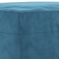 vidaXL Poggiapiedi Blu 70x55x41 cm in Velluto vidaXL Poggiapiedi Blu 70x55x41 cm in Velluto