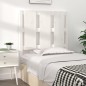 Testiera per Letto Bianca 80,5x4x100 cm Legno Massello di Pino Testiera per Letto Bianca 80,5x4x100 cm Legno Massello di Pino