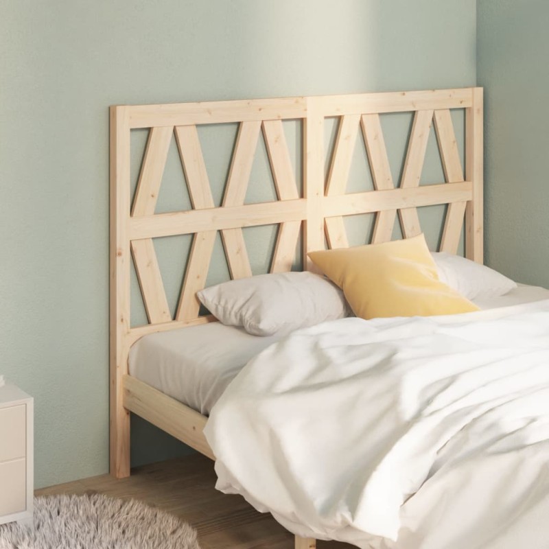 Testiera per Letto 156x4x100 cm in Legno Massello di Pino Testiera per Letto 156x4x100 cm in Legno Massello di Pino
