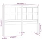 vidaXL Testiera per Letto ambra 165,5x4x100 cm Legno Massello di Pino vidaXL Testiera per Letto ambra 165,5x4x100 cm Legno Massello di Pino
