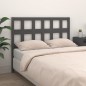 Testiera per Letto Grigia 185,5x4x100 cm Legno Massello di Pino Testiera per Letto Grigia 185,5x4x100 cm Legno Massello di Pino